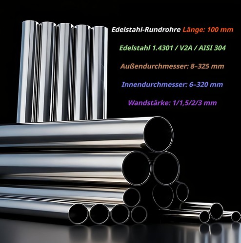 Edelstahl rohr rundrohr v2a - edelstahl,